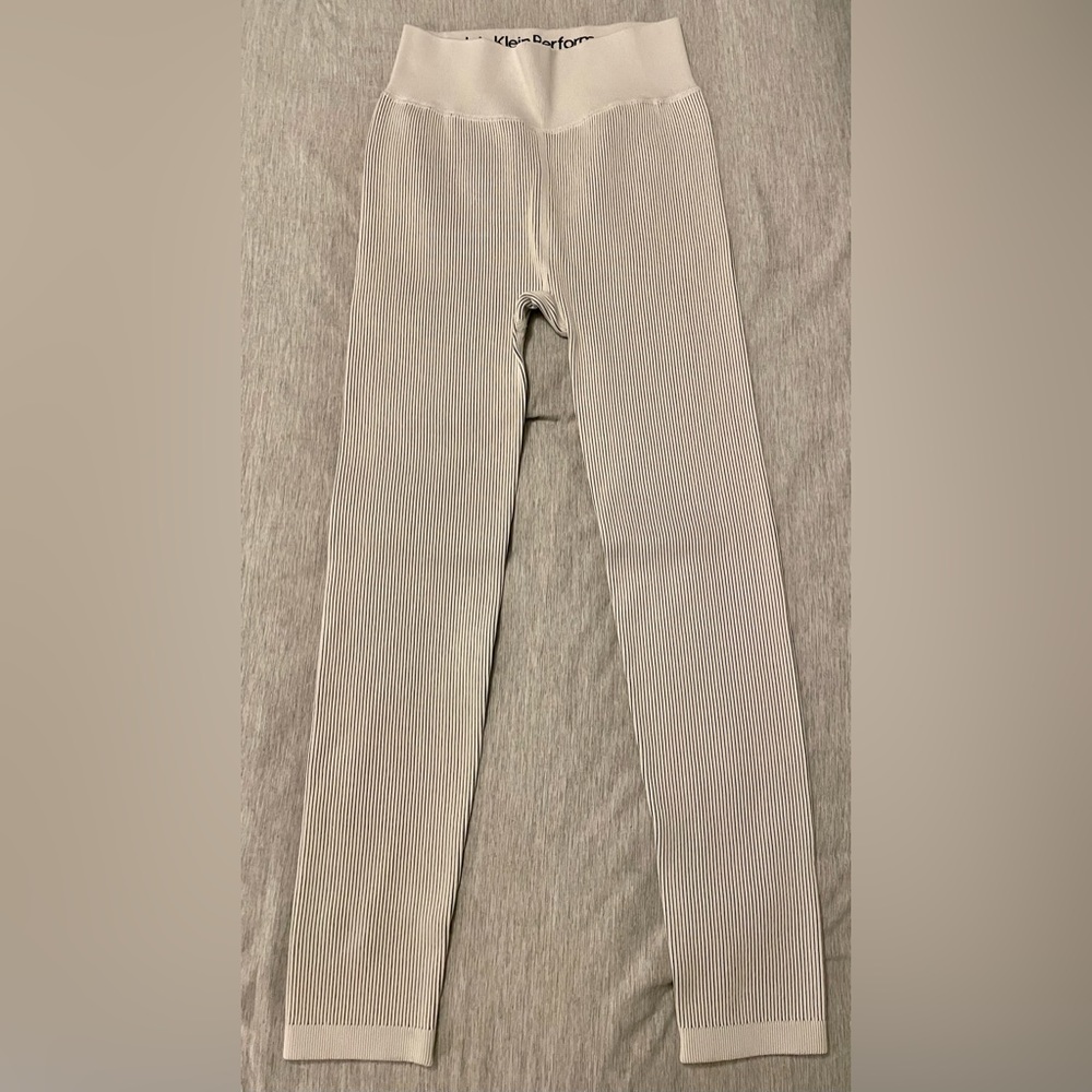 CALVIN KLEIN Performance High Waist Pants in White